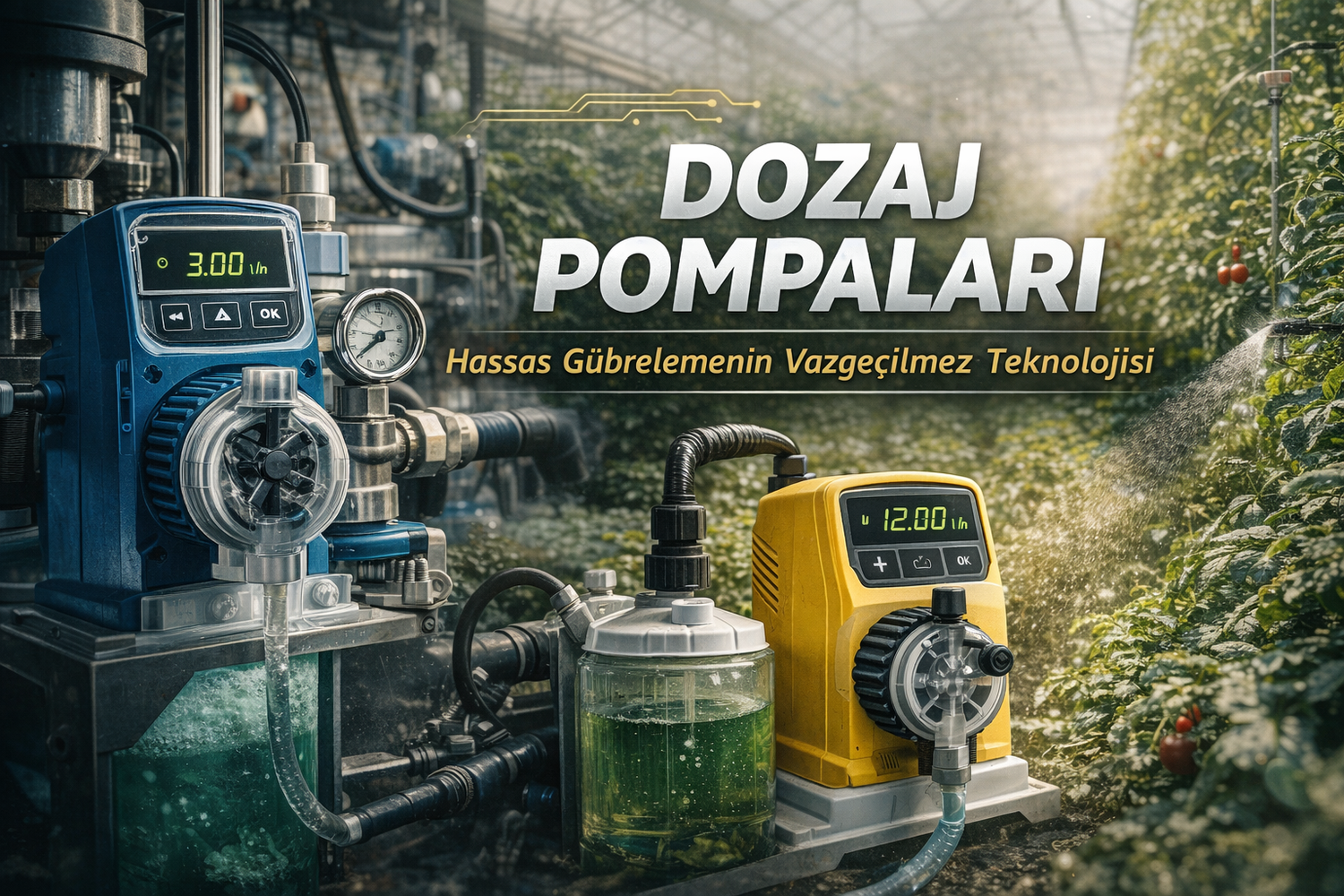 Dozaj Pompaları: Hassas Gübrelemenin Vazgeçilmez Teknolojisi