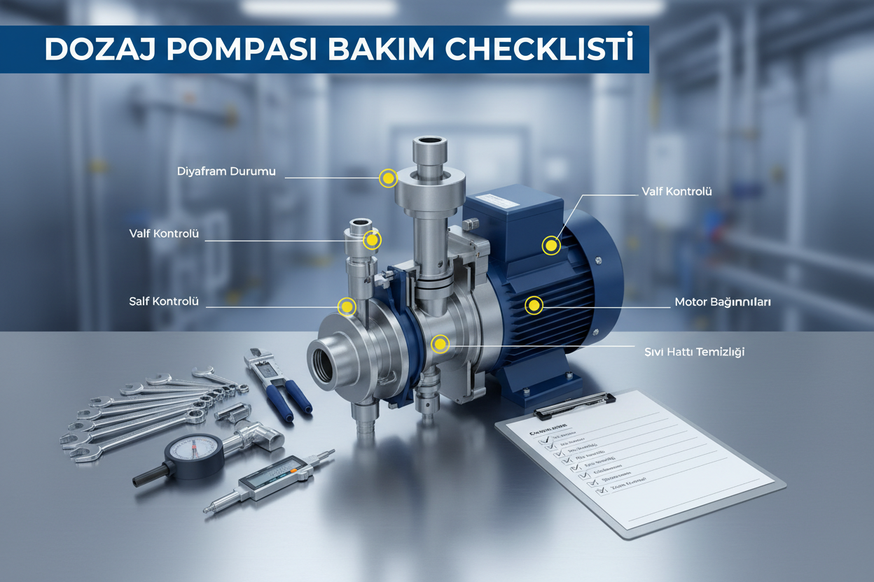 Dozaj pompası bakım checklisti