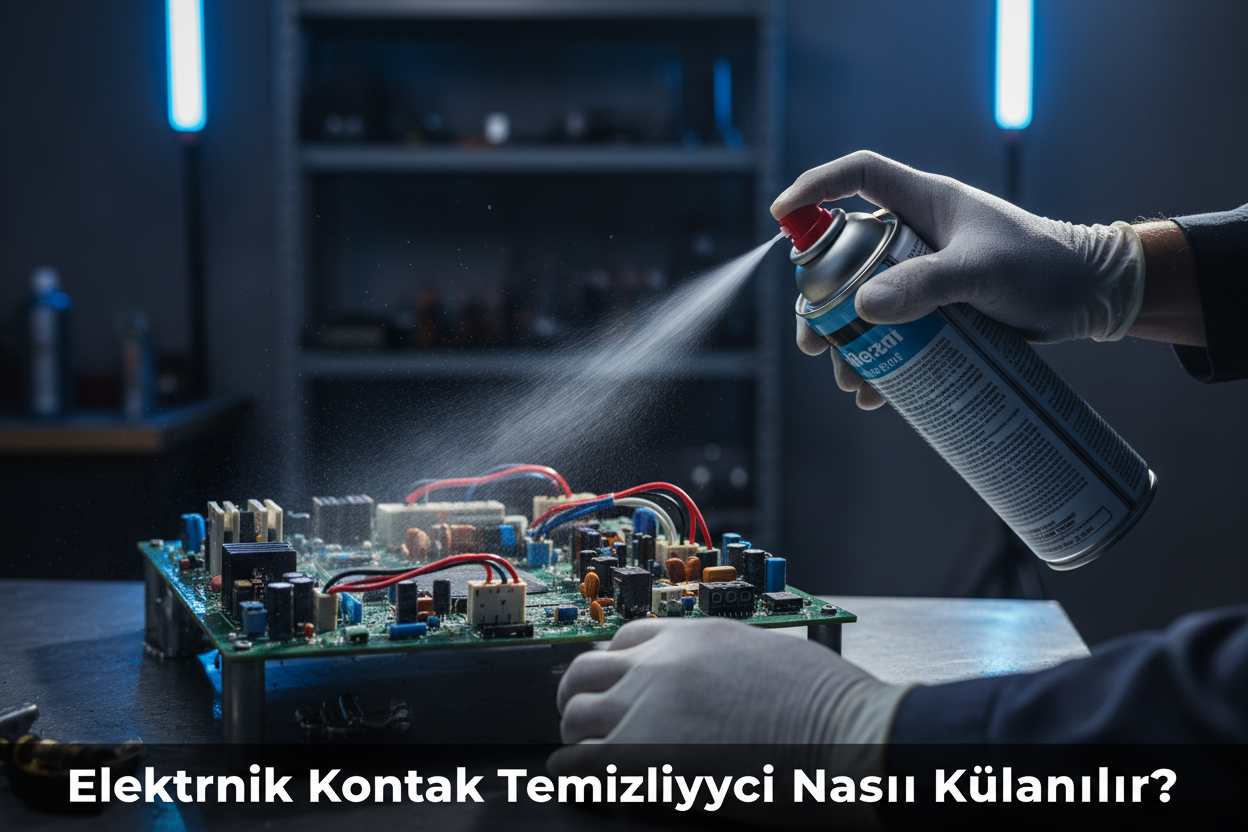 Elektronik kontak temizleyici nasıl kullanılır?