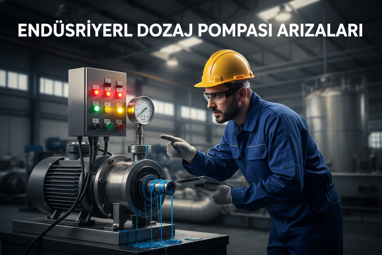 Endüstriyel dozaj pompası arızaları