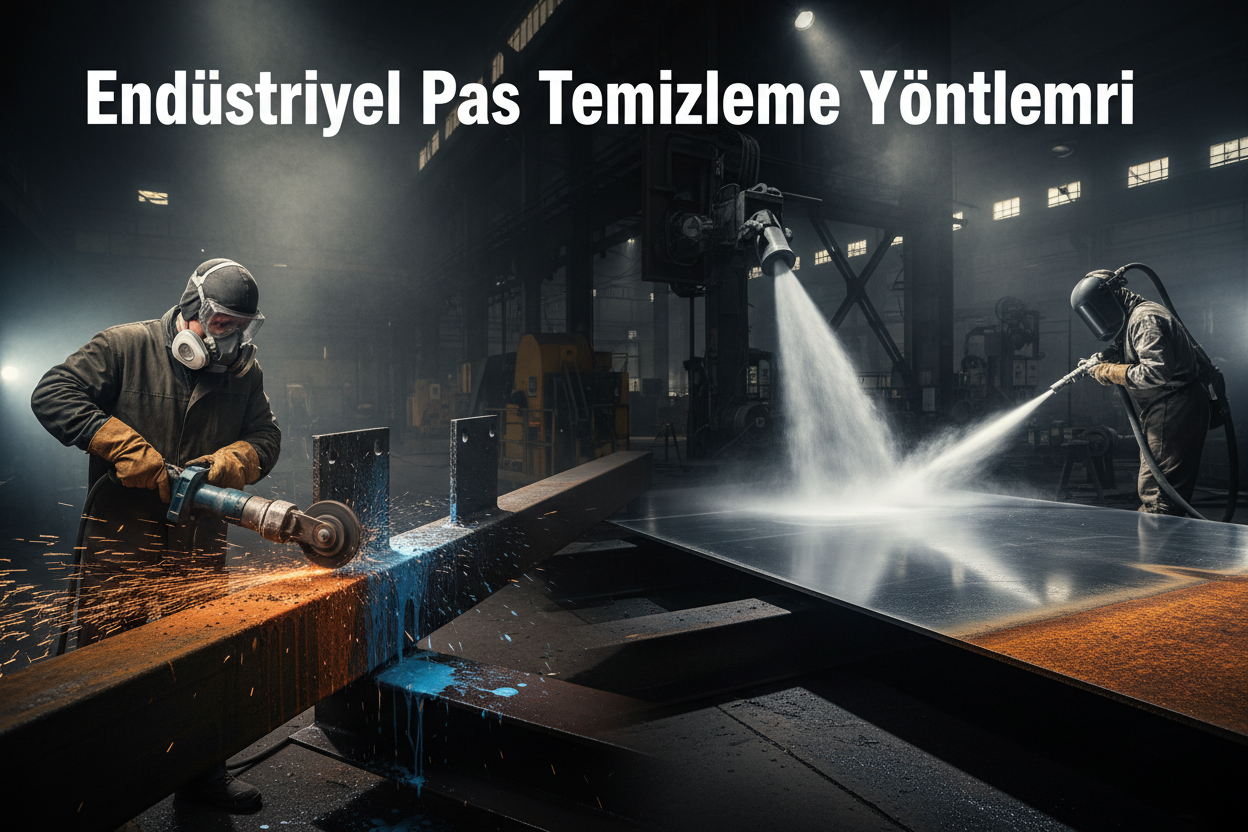 Endüstriyel pas temizleme yöntemleri