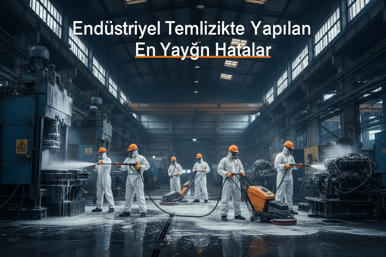 Endüstriyel temizlikte yapılan en yaygın hatalar