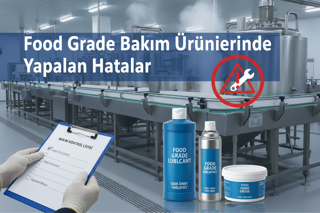 Food grade bakım ürünlerinde yapılan hatalar