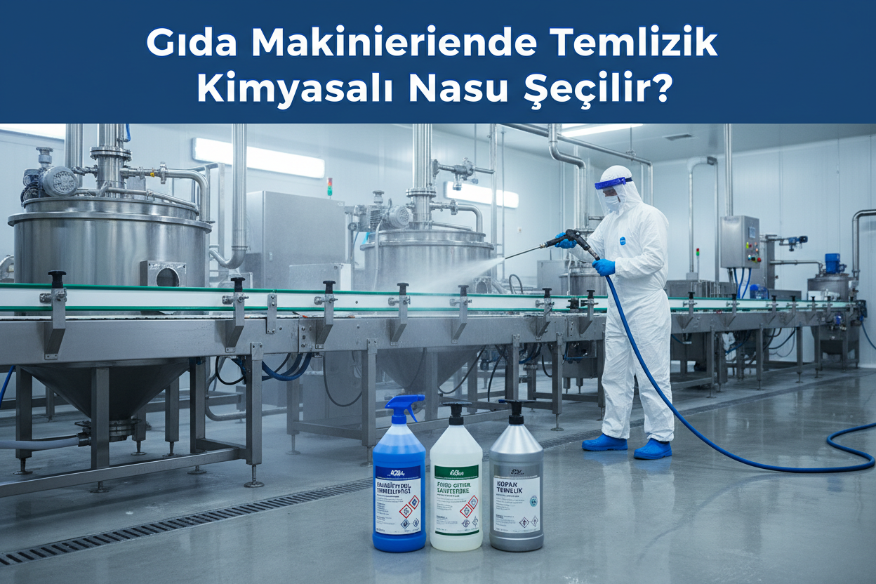 Gıda makinelerinde temizlik kimyasalı nasıl seçilir?