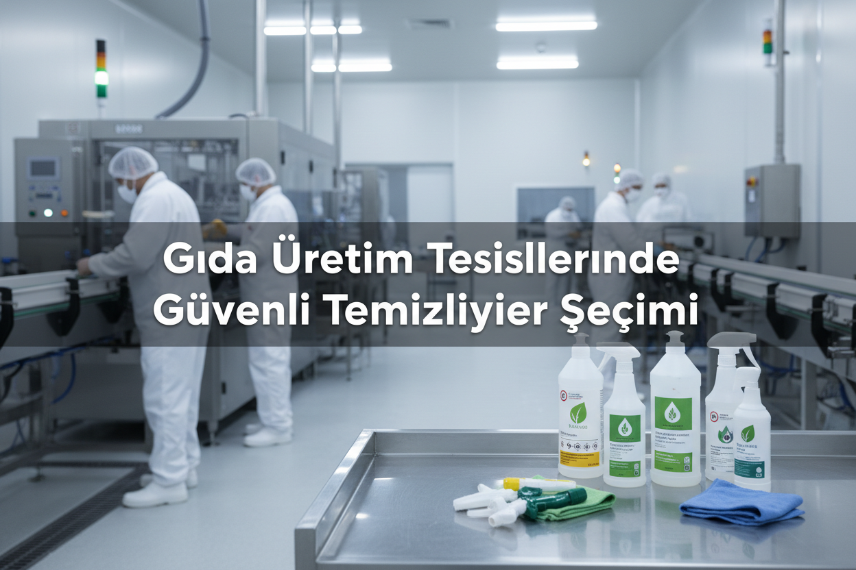 Gıda üretim tesislerinde güvenli temizleyici seçimi