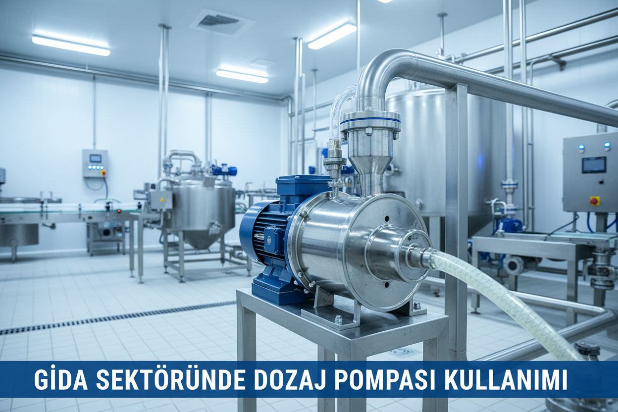 Gıda sektöründe dozaj pompası kullanımı