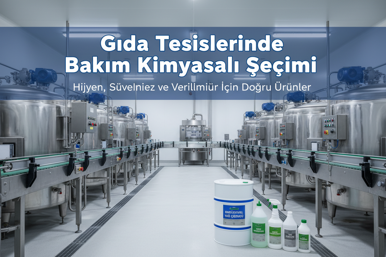 Gıda tesislerinde bakım kimyasalı seçimi