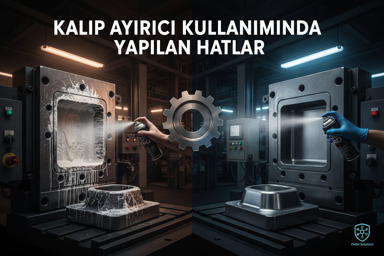 Kalıp ayırıcı kullanımında yapılan hatalar