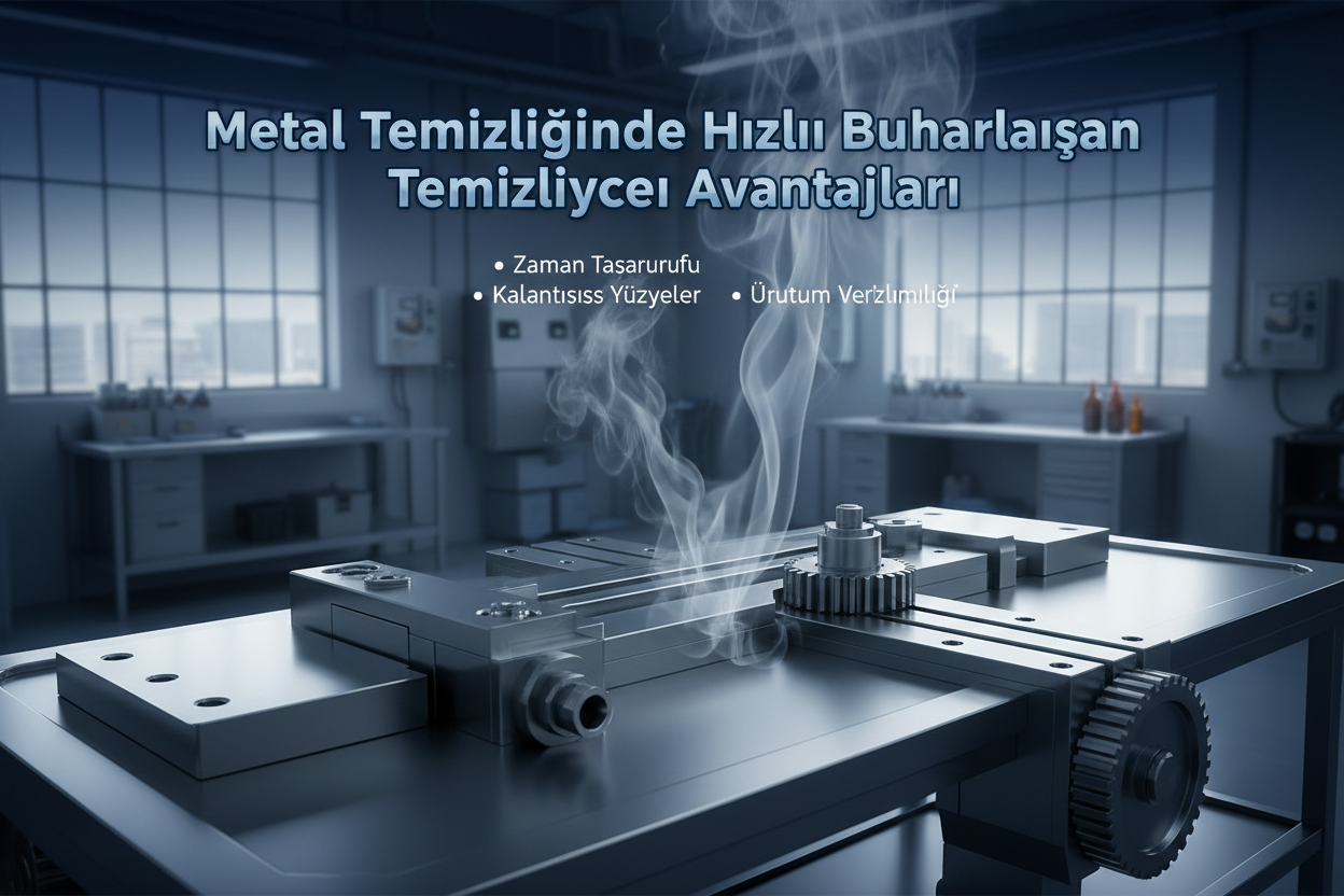 Metal temizliğinde hızlı buharlaşan temizleyici avantajları