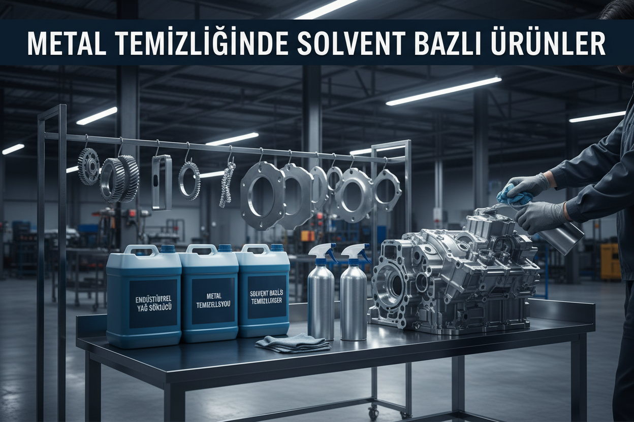 Metal temizliğinde solvent bazlı ürünler