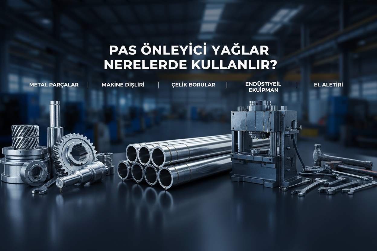 Pas önleyici yağlar nerelerde kullanılır?