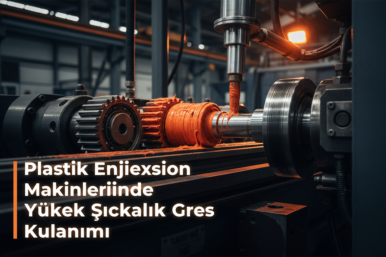 Plastik enjeksiyon makinelerinde yüksek sıcaklık gres kullanımı