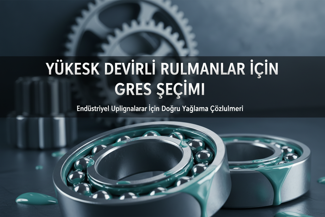 Yüksek devirli rulmanlar için gres seçimi